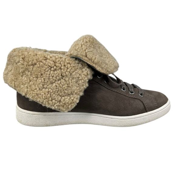 UGG Women’s Starlyn Brown Cuffed Sneaker Boot Size US 10 - Picture 4 of 12